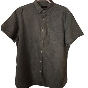 Banana Republic Camden Fit Shirt Short Sleeve Button Up XL Resortwear Nice